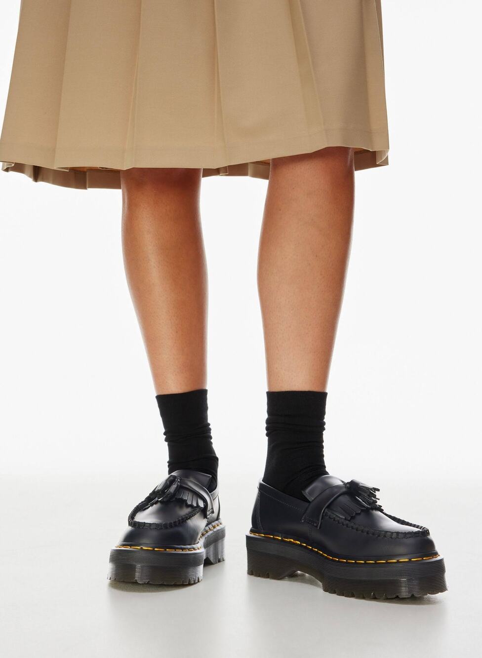 Womens Size 9 Dr. Martens Loafers Adrian Quad Tassel Oil Resistant Slip On Black
